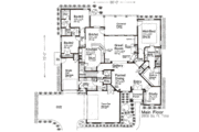 Tudor Style House Plan - 3 Beds 2.5 Baths 2808 Sq/Ft Plan #310-659 