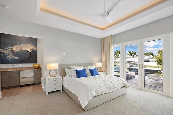 Interior - Bedroom for Contemporary House Plan #548-57 - 5 bed, 5 bath