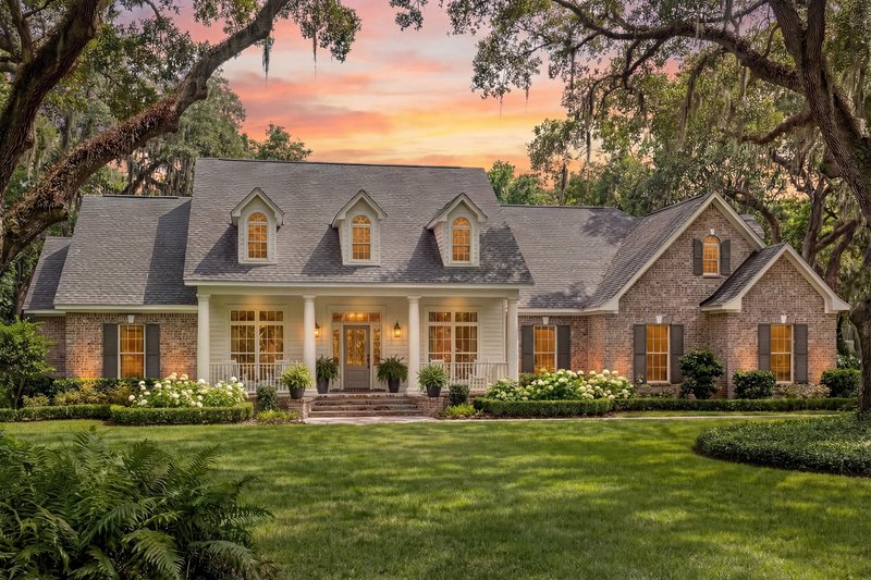 Dream House Plan - Exterior - Front Elevation 5 for Colonial House Plan #430-35 - 4 bed, 3.5 bath
