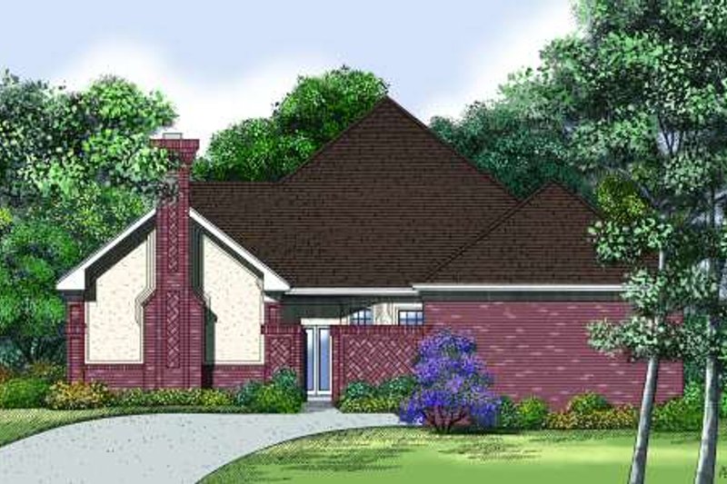 Traditional Style House Plan - 2 Beds 2 Baths 2041 Sq/Ft Plan #45-311