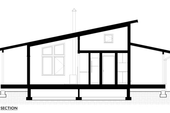 Exterior - Other Elevation 6 for Craftsman House Plan #890-11 - 1 bed, 1 bath