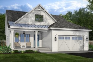 Farmhouse Exterior - Front Elevation Plan #51-1404