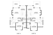 Craftsman Style House Plan - 3 Beds 2.5 Baths 1675 Sq/Ft Plan #48-627 