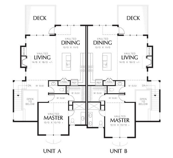 Dream House Plan - Craftsman Floor Plan - Upper Floor Plan #48-627