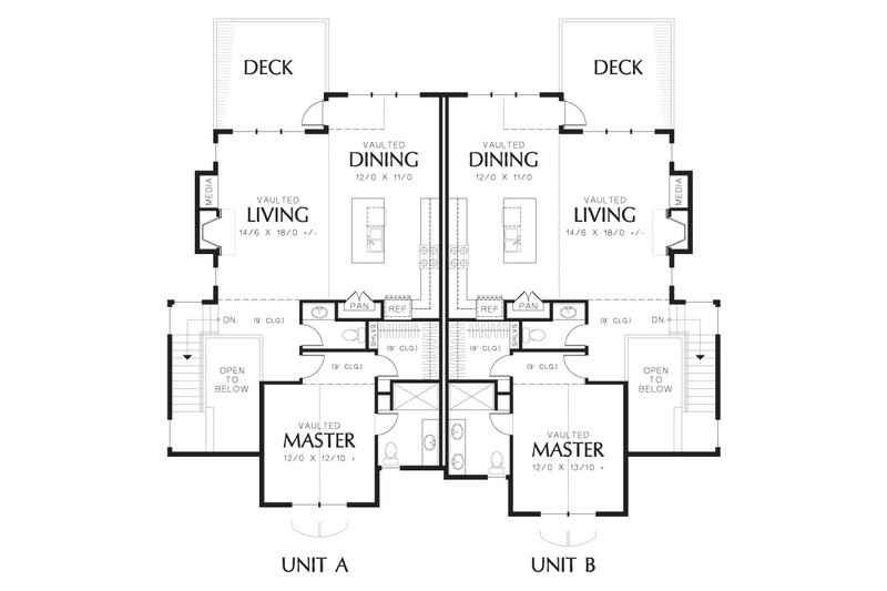 Home Plan - Floor Plan - Upper Floor for Craftsman House Plan #48-627 - 3 bed, 2.5 bath