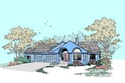 Traditional Style House Plan - 2 Beds 2.5 Baths 2189 Sq/Ft Plan #60-458 