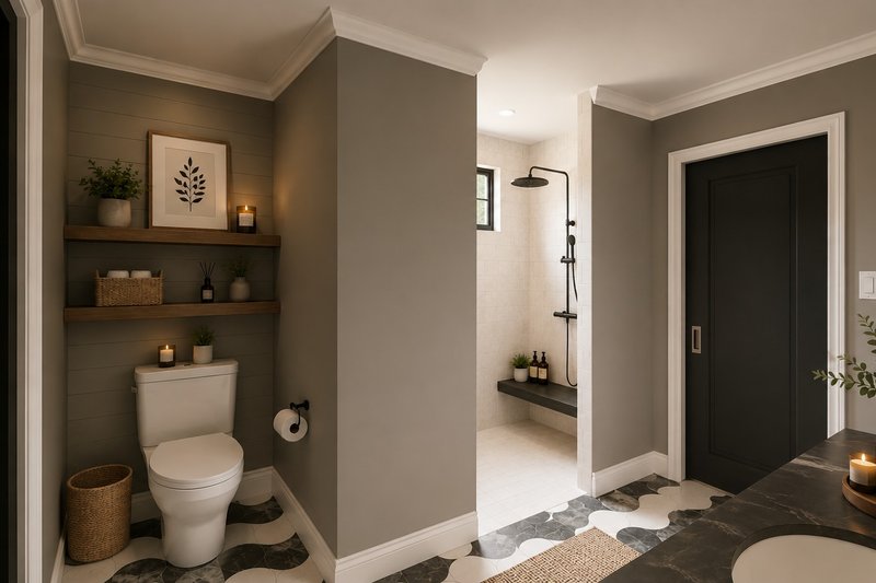 House Design - Interior - Master Bathroom 1 for Farmhouse House Plan #1064-516 - 7 bed, 4 bath