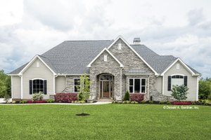 Traditional Exterior - Front Elevation Plan #929-741