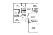 Ranch Style House Plan - 4 Beds 2 Baths 2076 Sq/Ft Plan #57-469 