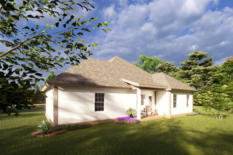 Dream House Plan - Exterior - Rear Elevation for Traditional House Plan #513-2096 - 3 bed, 2.5 bath