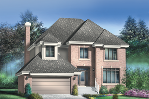 Traditional Exterior - Front Elevation Plan #25-4176