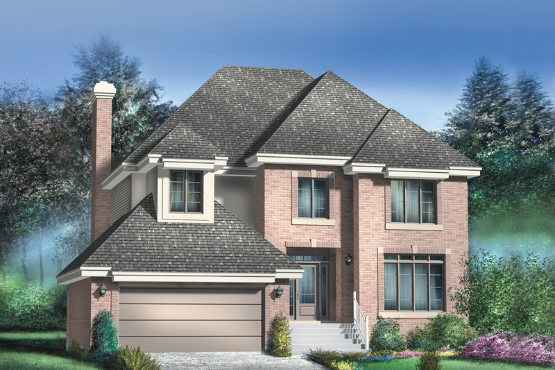 House Design - Traditional Exterior - Front Elevation Plan #25-4176
