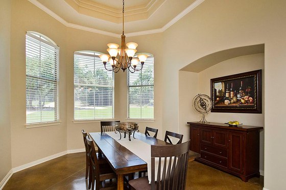 Interior - Dining Room for European House Plan #80-192 - 3 bed, 3.5 bath