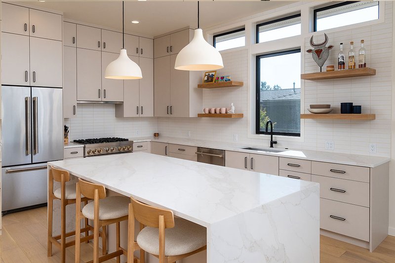 Architectural House Design - Interior - Kitchen for Modern House Plan #895-172 - 4 bed, 2.5 bath