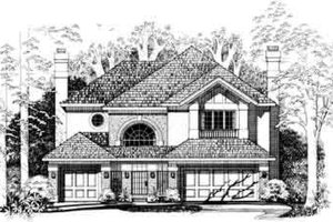 Traditional Exterior - Front Elevation Plan #72-469