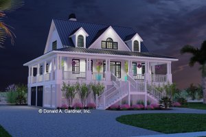 Exterior - Front Elevation 4 for Country House Plan #929-752 - 3 bed, 2.5 bath