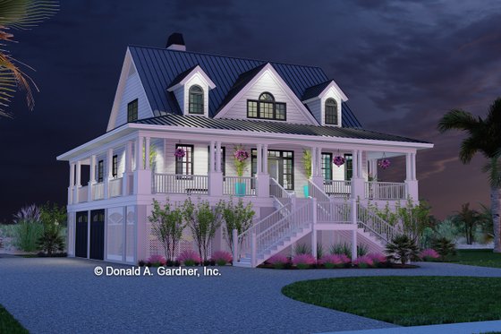 Exterior - Front Elevation 4 for Country House Plan #929-752 - 3 bed, 2.5 bath