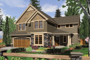 Front View - 2450 square foot Craftsman Home