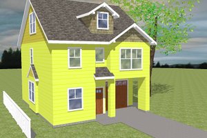 Craftsman Exterior - Front Elevation Plan #423-61
