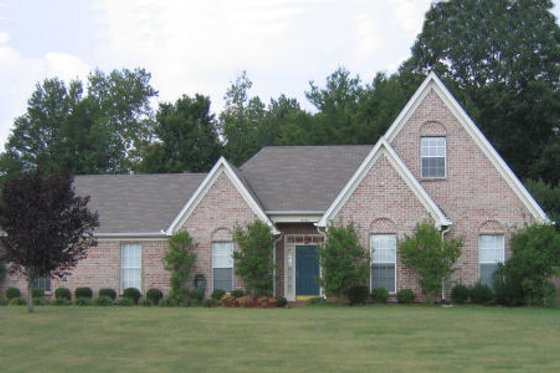 Exterior - Front Elevation for European House Plan #81-13752 - 3 bed, 3 bath