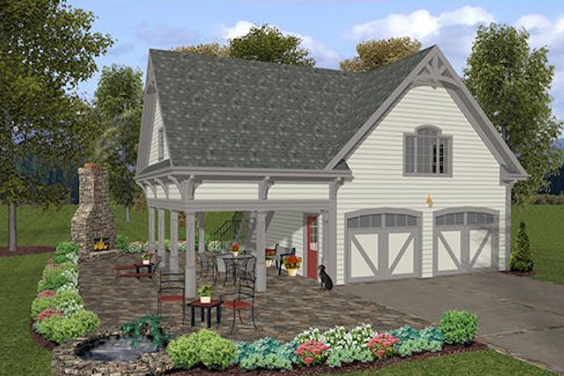 House Plan Design - Exterior - Other Elevation 1 for Traditional House Plan #56-569, 0 bath