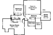 Country Style House Plan - 3 Beds 3.5 Baths 3481 Sq/Ft Plan #124-555 