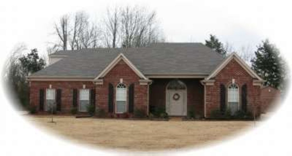 Exterior - Front Elevation 2 for European House Plan #81-1015 - 3 bed, 2 bath