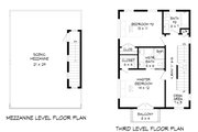 Contemporary Style House Plan - 2 Beds 2.5 Baths 1465 Sq/Ft Plan #932-324 