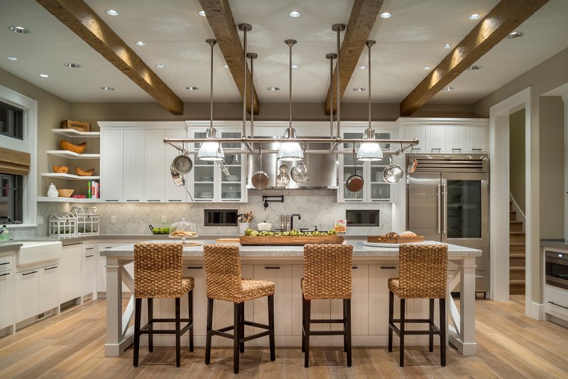 House Plan Design - Kitchen - 4900 square foot Colonial home