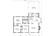 Southern Style House Plan - 3 Beds 2 Baths 1405 Sq/Ft Plan #406-242 
