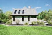European Style House Plan - 5 Beds 3.5 Baths 3753 Sq/Ft Plan #1116-20 Exterior 