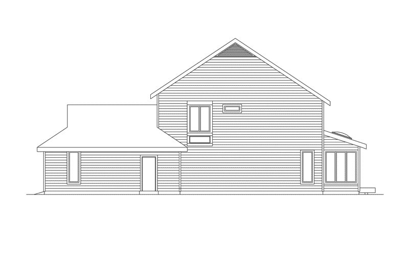 Dream House Plan - Exterior - Other Elevation 1 for Modern House Plan #57-672 - 3 bed, 2.5 bath
