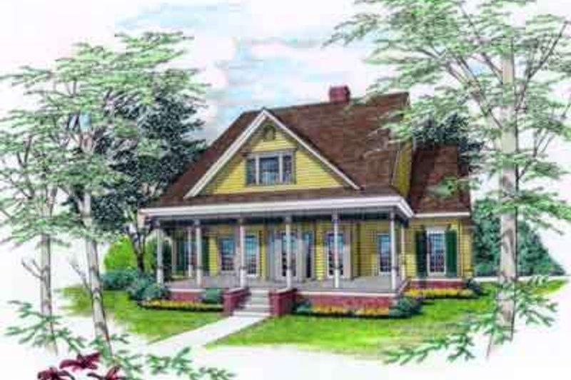 Southern Style House Plan - 3 Beds 4 Baths 2542 Sq/Ft Plan #45-249