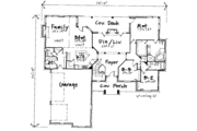 European Style House Plan - 6 Beds 4.5 Baths 5156 Sq/Ft Plan #308-229 