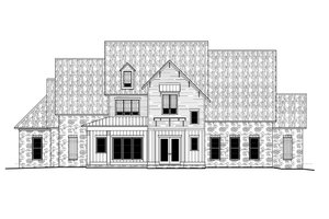 Exterior - Front Elevation 4 for Modern House Plan #1081-11 - 4 bed, 4.5 bath