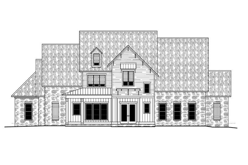 Architectural House Design - Exterior - Front Elevation 4 for Modern House Plan #1081-11 - 4 bed, 4.5 bath