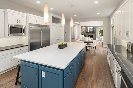 Interior - Kitchen 1 for Contemporary House Plan #1066-14 - 5 bed, 4.5 bath