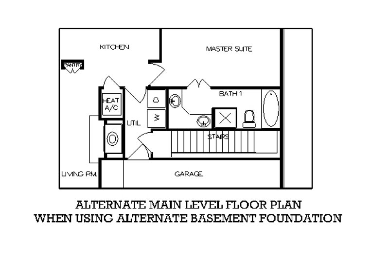 Dream House Plan - Floor Plan - Other Floor for European House Plan #45-337 - 4 bed, 2 bath