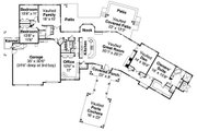 Craftsman Style House Plan - 3 Beds 3 Baths 3537 Sq/Ft Plan #124-777 