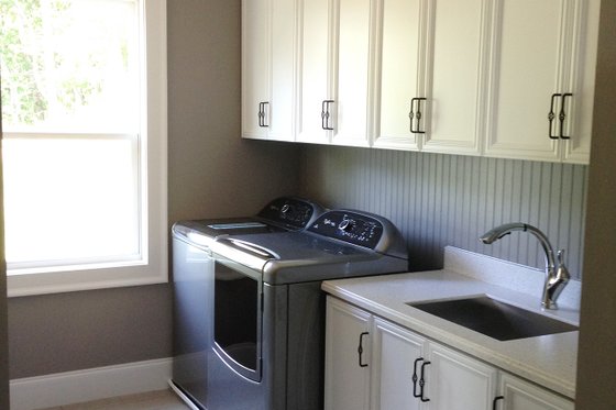 Exterior - Front Elevation 8 for Southern House Plan #437-57 - 3 bed, 3.5 bath