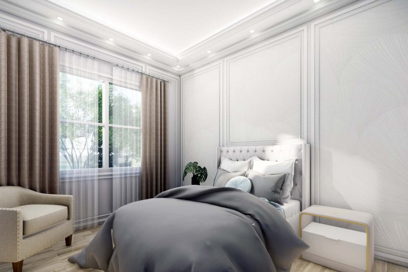 Home Plan - Interior - Bedroom 1 for Ranch House Plan #54-428 - 3 bed, 2.5 bath