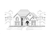Traditional Style House Plan - 5 Beds 4 Baths 4233 Sq/Ft Plan #411-317 