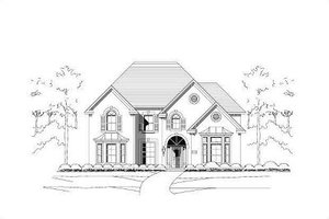 Traditional Exterior - Front Elevation Plan #411-317