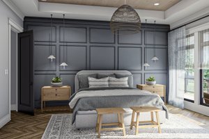 Interior - Master Bedroom for Beach House Plan #455-291 - 2 bed, 2.5 bath