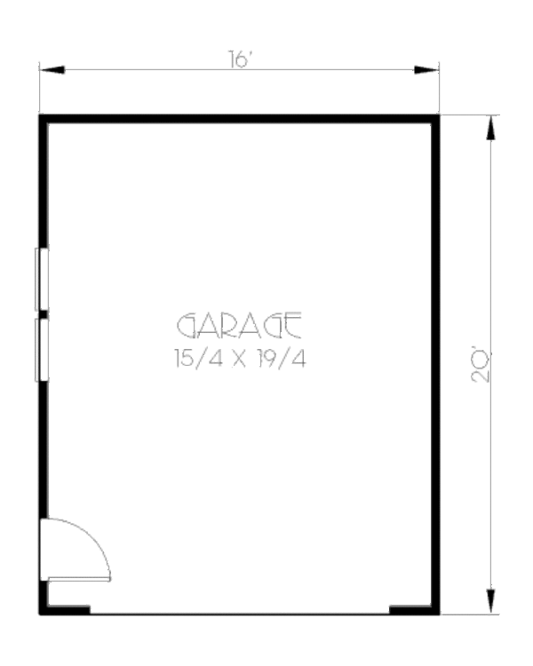 Bungalow Floor Plan - Main Floor Plan #423-17