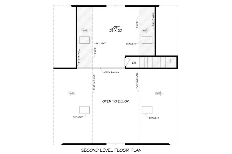 Home Plan - Floor Plan - Upper Floor for Country House Plan #932-877, 0.5 bath