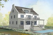 Beach Style House Plan - 7 Beds 4.5 Baths 3768 Sq/Ft Plan #901-147 