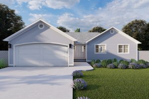 House Design - Exterior - Front Elevation for Traditional House Plan #1060-184 - 3 bed, 2 bath