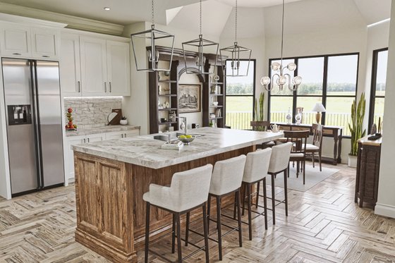 Interior - Kitchen 1 for Craftsman House Plan #54-729 - 4 bed, 4 bath
