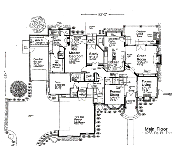 European Floor Plan - Main Floor Plan #310-671